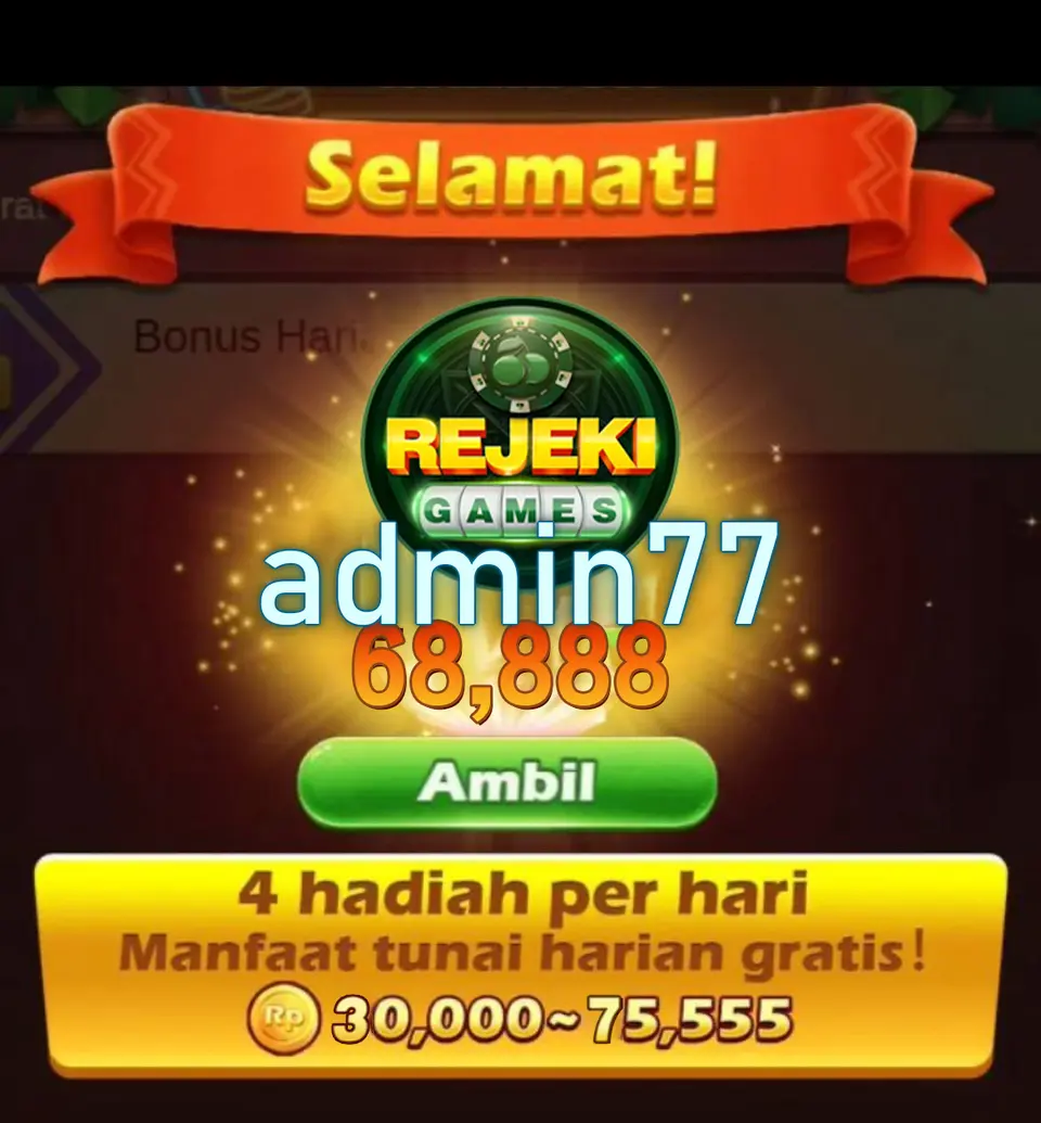admin77 Tangkapan Layar - APK Resmi